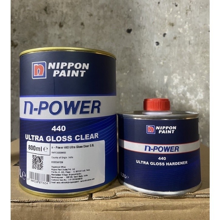 

CLEAR GLOSS NIPPON PAINT N-POWER 440 ULTRA 1 LITER SET