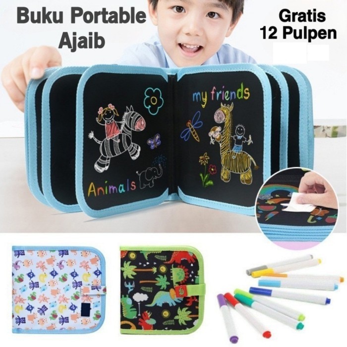 

(MS) BUKU GAMBAR AJAIB BISA DIHAPUS FREE SPIDOL GAMBAR PORTABLE MAGIC BLACK BOOK ERASABLE DRAWING BOOK MAINAN EDUKASI PERALATAN MENGGAMBAR MELUKIS ANAK HADIAH KADO ULTAH ULANG TAHUN ANAK LAKI PEREMPUAN CEWEK COWOK KEREN KEKINIAN TERBAIK