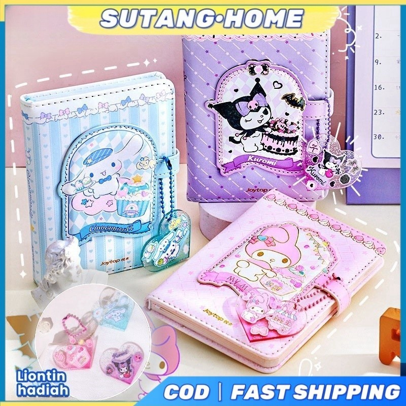 

【SUTANG】Notebook Sanrio Magnet / Buku Tulis Cute Kuromi Cinnamoroll / Buku Catatan Gesper Melody