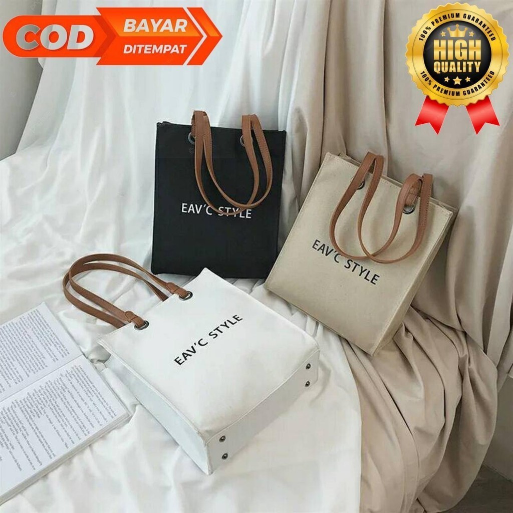 [ PROMO COD ] TOTE BAG STYLE - TOTE BAG WANITA RESLETING / TOTE BAG MODEL TERBARU LUCU / TOTE BAG PA