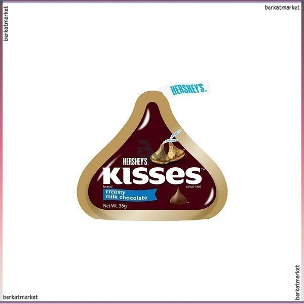 

HERSHEY KISSES CREAME MILK CHOCOLATE 36 GR