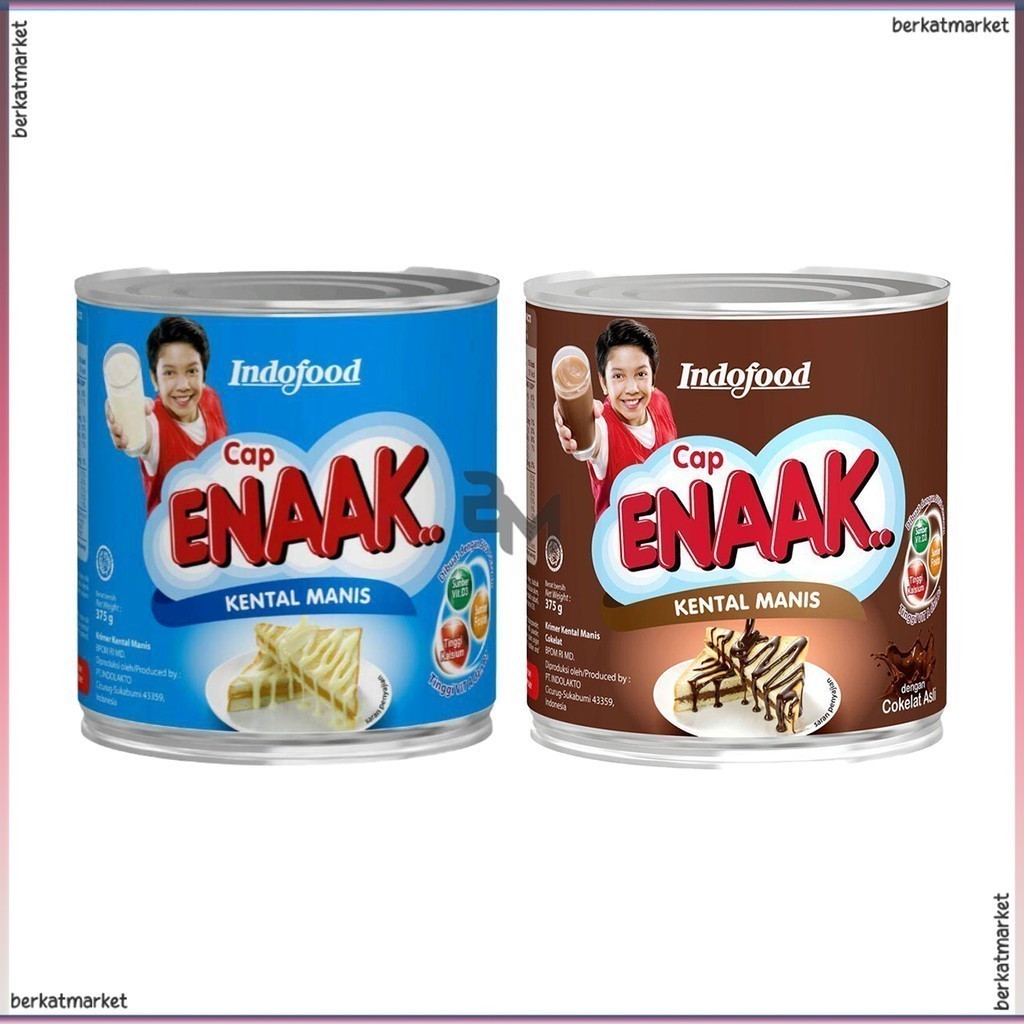 

Susu Cap Enak Enaak Kental Manis Skm Putih Coklat 1 Kemasan 370gr 375gr Kaleng Can Pouch Sachet Dus Karton