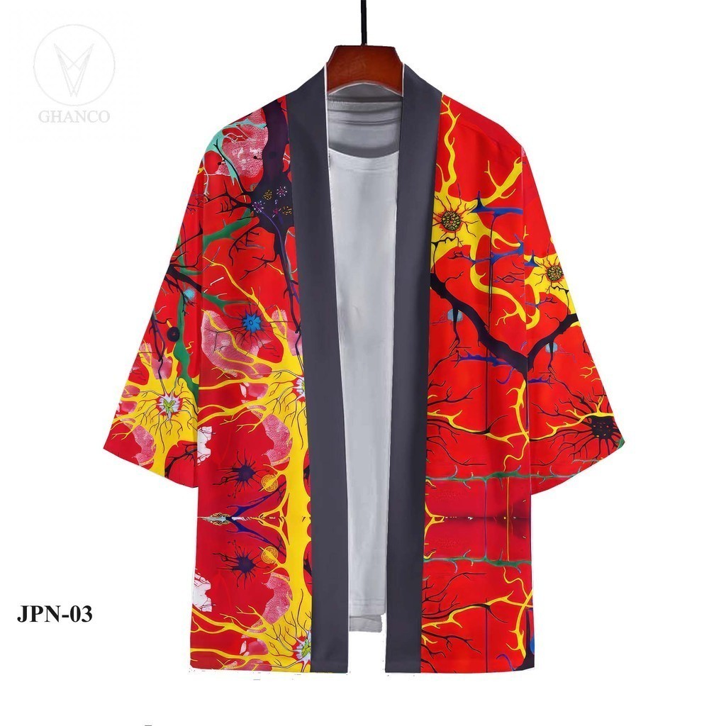 Outware outer kimono Pria wanita ala jepang