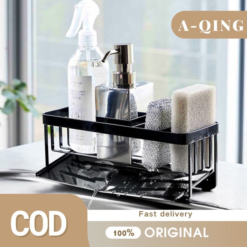 Rak Sponge Sabun Cuci Piring Nordic Wastafel Estetik/Rak Pengering Sponge Sabun Rak Cuci Piring Rak 