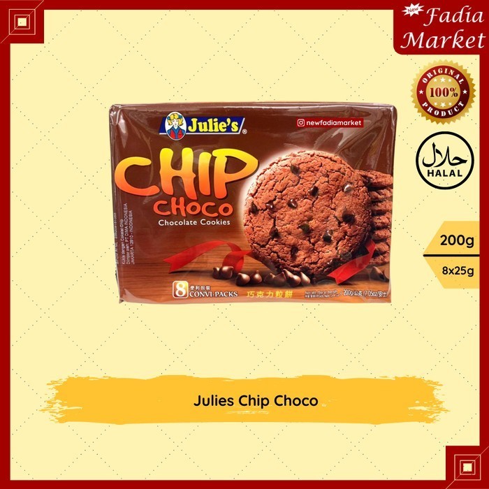 

Julies Chip Choco (Cookies Coklat) 8x25g