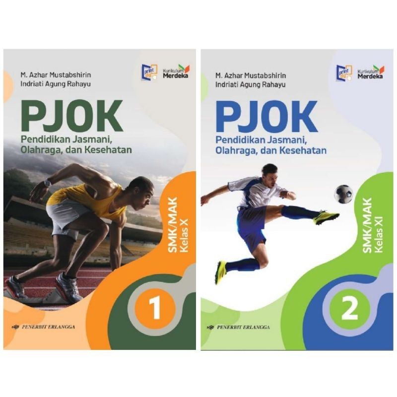 Buku SMK PJOK Kelas X XI XII 10 11 12 SMK Kurikulum Merdeka Erlangga