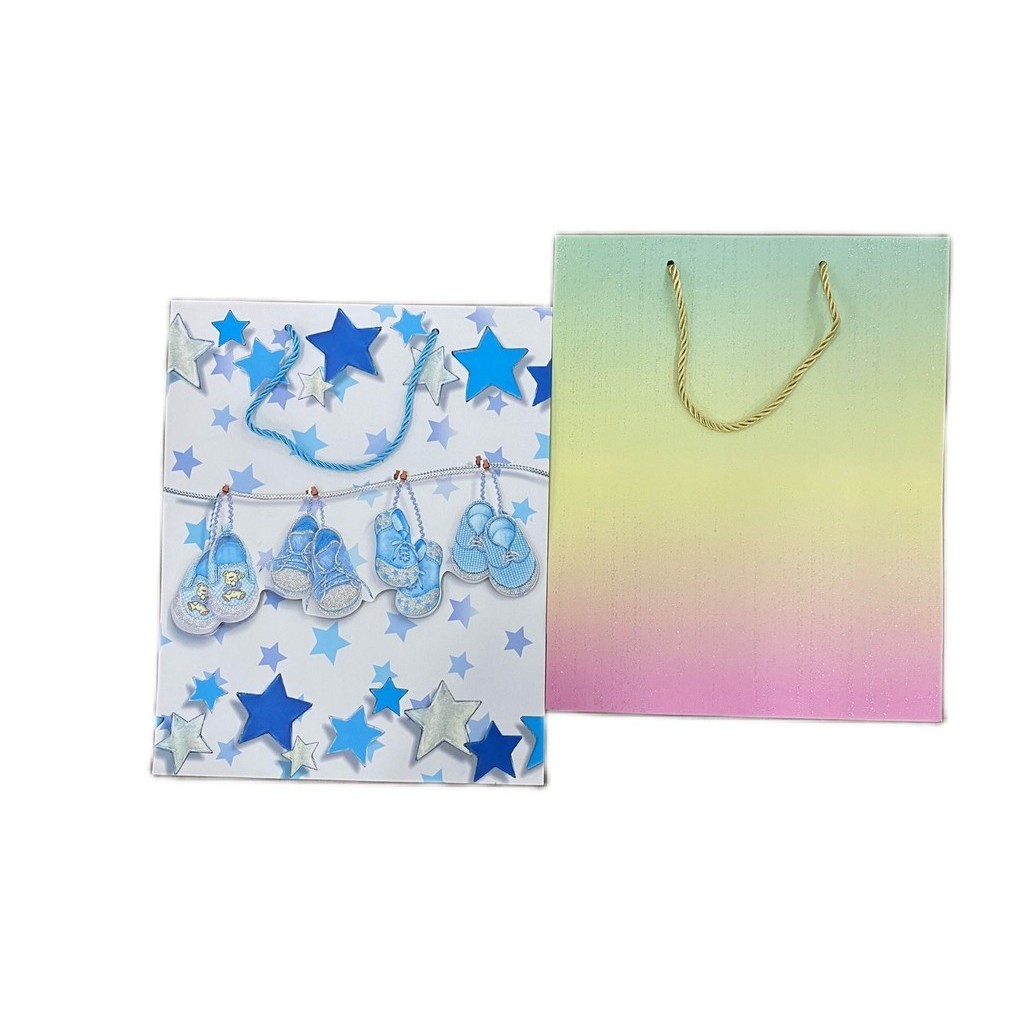 

Paper Bag / Tas Tali Glitter / Goodie Bag Ukuran M