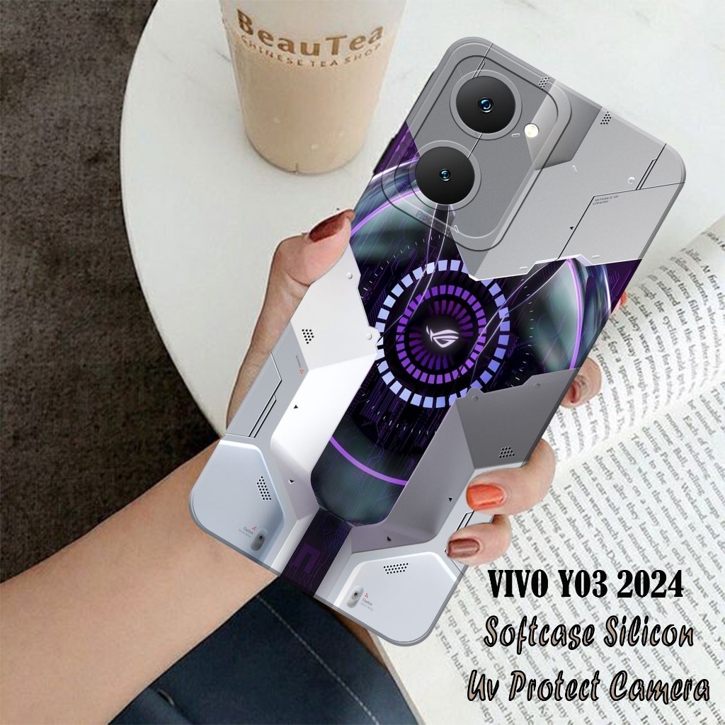 Case VIVO Y03 2024 - VIVO Y03 2024 Terbaru - Softcase  VIVO Y03 2024  - Softcase Pro Camera - Casing