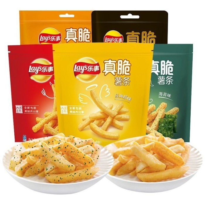 

LAYS Lay's French Fries Snack Import Kentang Goreng Camilan Instant - Seaweed