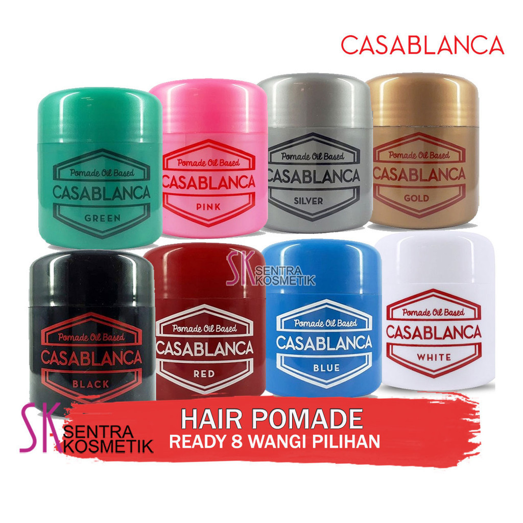 CASABLANCA Pomade Rambut Hair Styling Red Black