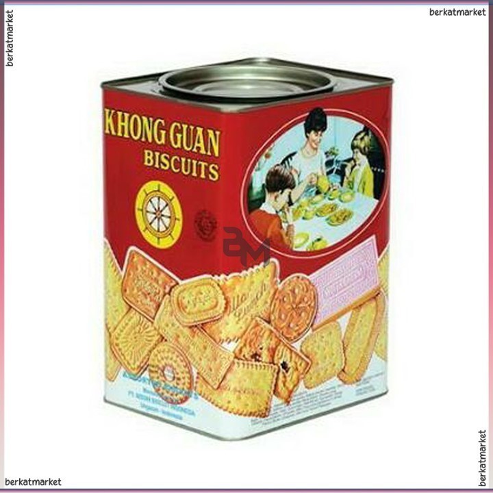 Khong Guan Assorted Biscuit Biskuit Kaleng Besar Kecil Classic Wafer Chocolate Vanilla Merah 1600 30