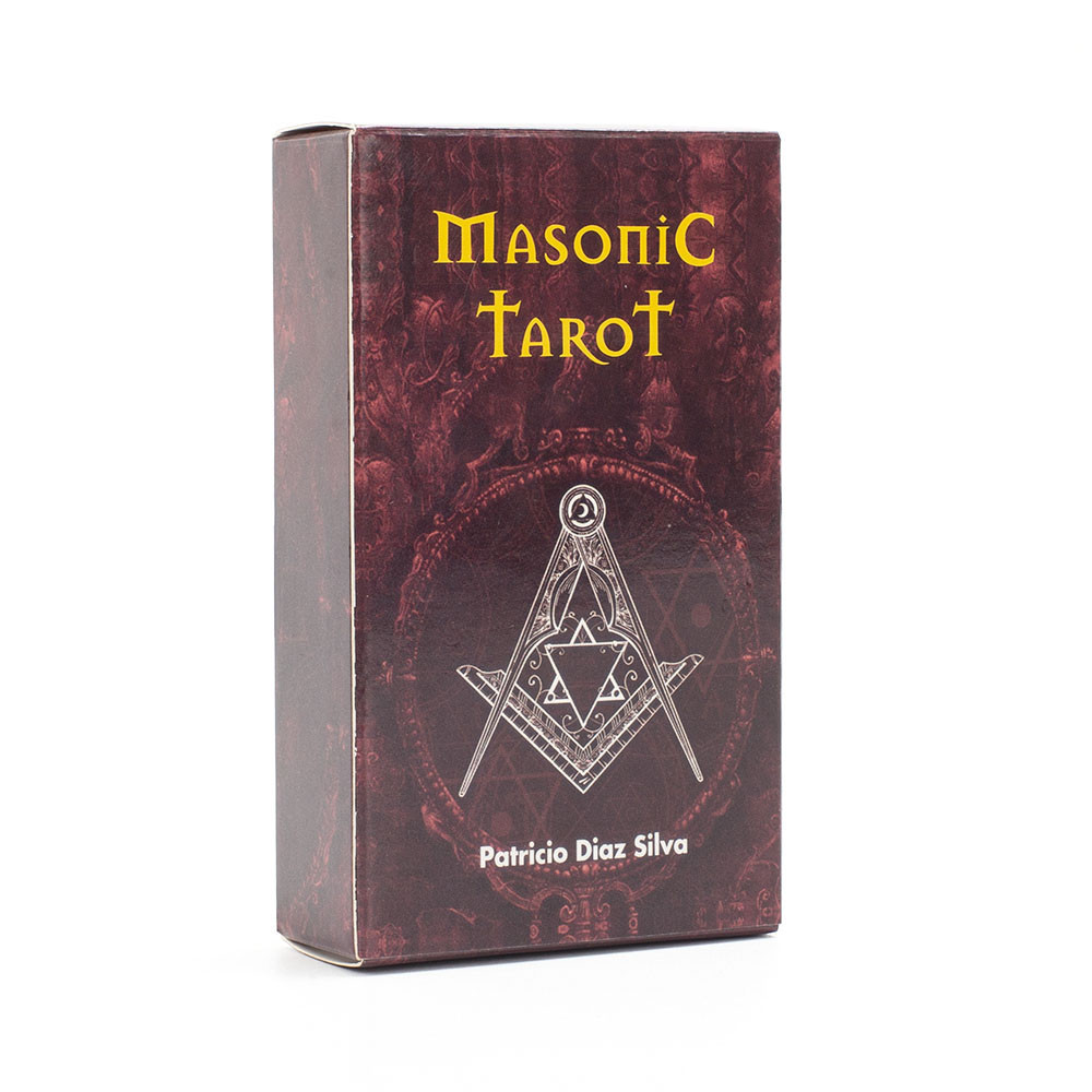 

Masonic Tarot Deck Cards Patricio Diaz Silva Esoteric Fortune Telling Tarot 78 Pcs Cards 10.3*6cm