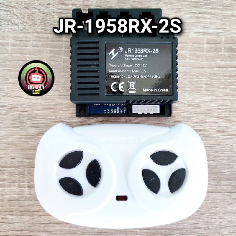 LM21I REMOT RECEIVER JR1958RX-2S 7PIN 30A MOBILAN AKI ANAK REMOTE CONTROL IC MODUL BOX KOTAK HITAM 2