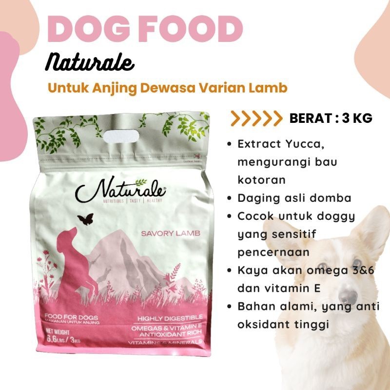 LM27U Naturale Makanan Anjing from Swiss (3 kg)