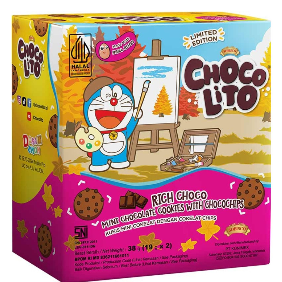 

Choco lito mini cookies rich chocochips 38 gr