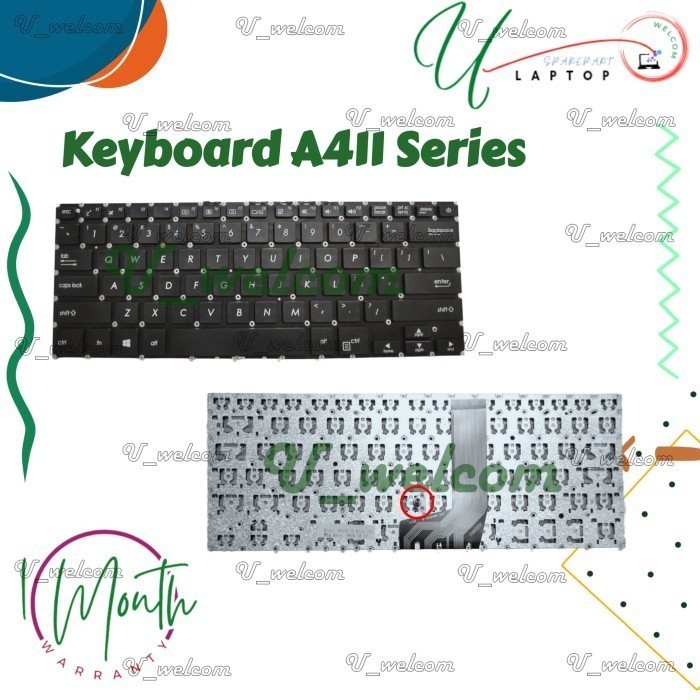 Keyboard VivoBook X411 X411U X411Q A411 A411Q A411U A411QA A411UA A411U Series