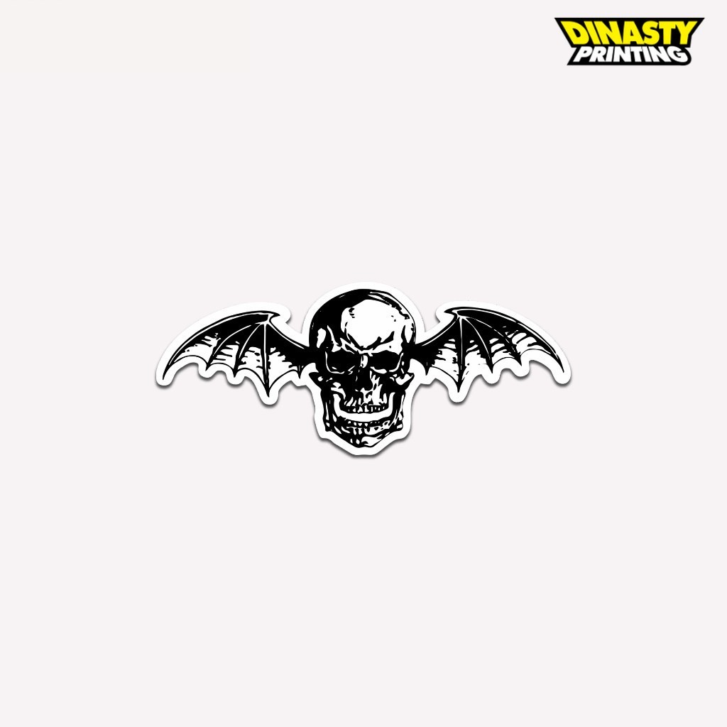 

STICKER PRINT CUT LOGO BAND AJX AVENGED SEVENFOLD | STIKER BAND SERIES HIASAN HELM MOTOR MOBIL CASE HP GITAR