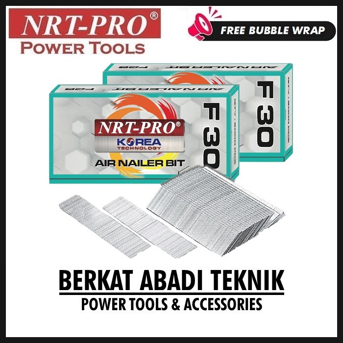 

NRT-PRO F30 MO Isi Mesin Staples Mata Paku Tembak Lurus Air Nailer Nail Gun Stapler Angin F30MO F 30 MO
