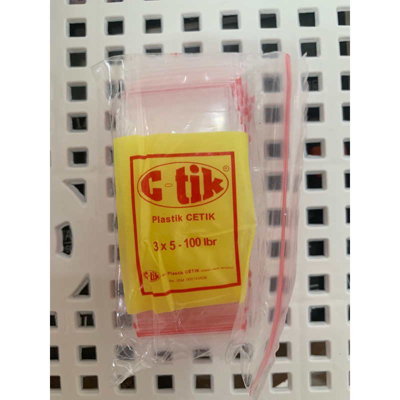 CPS - Klip 3cm x 5cm / Klip 3x5 / Klip Plastik 3x5 TEBAL / Klip Kecil