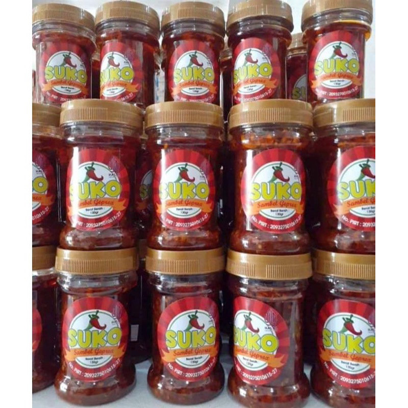 

( ARENA pRABOT ) SAMBEL SUKO VARIAN SAMBAL BOTOL -+120gr