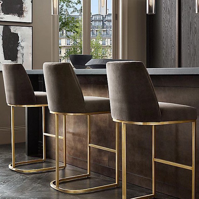 KURSI BAR STOOLS KOMBINASI BESI STAINLES TERBARU DAN TERMURAH