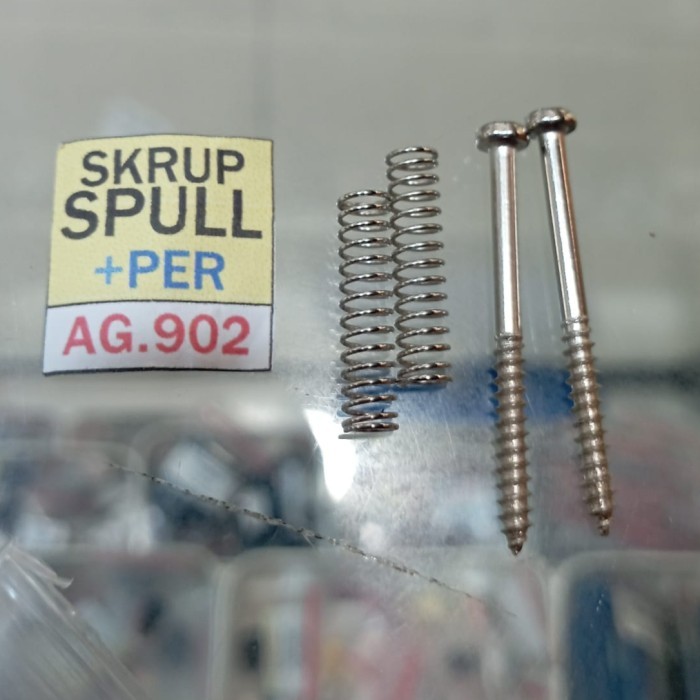 Sekrup Spull Gitar / skrup spull + per - Ujung Runcing