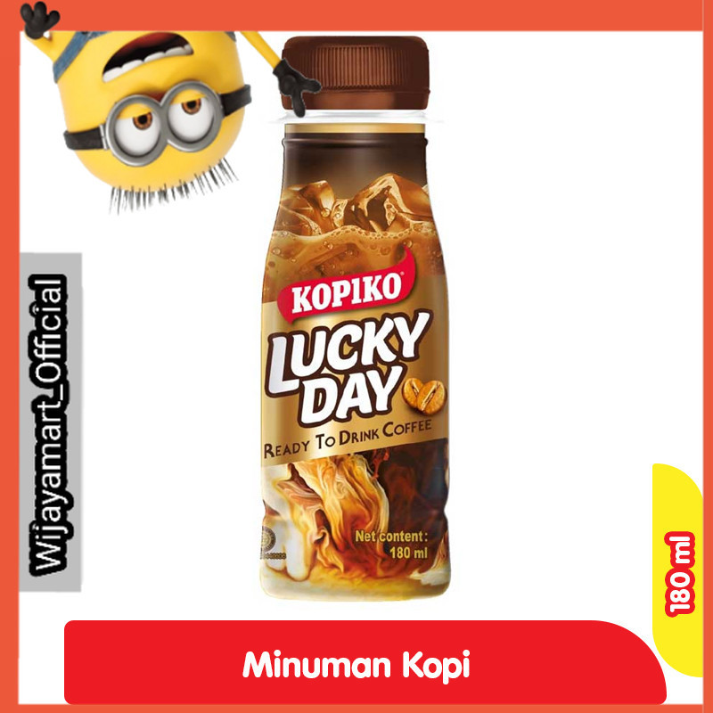 

Kopiko Lucky Day Minuman Kopi Pet 180 ml