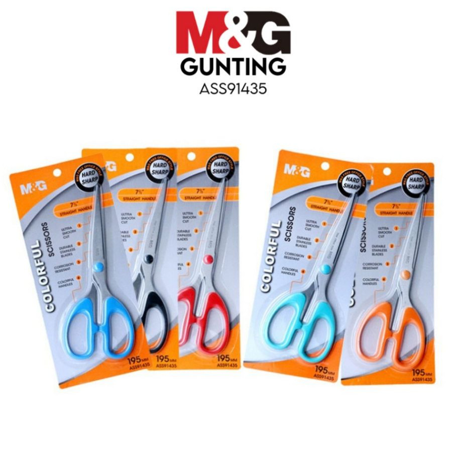 

Gunting Besar M&G #ASS91435 Scissors Colorful 195 mm - Satuan- SHSNP