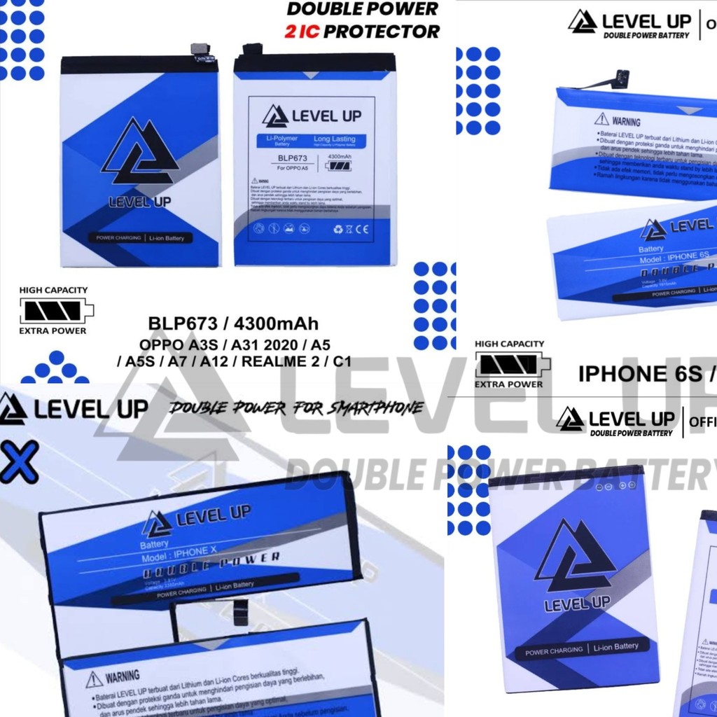 BATERAI / BATTERY / BATRE ASUS ZENFONE MAX PRO M1 DOUBLE IC LEVEL UP