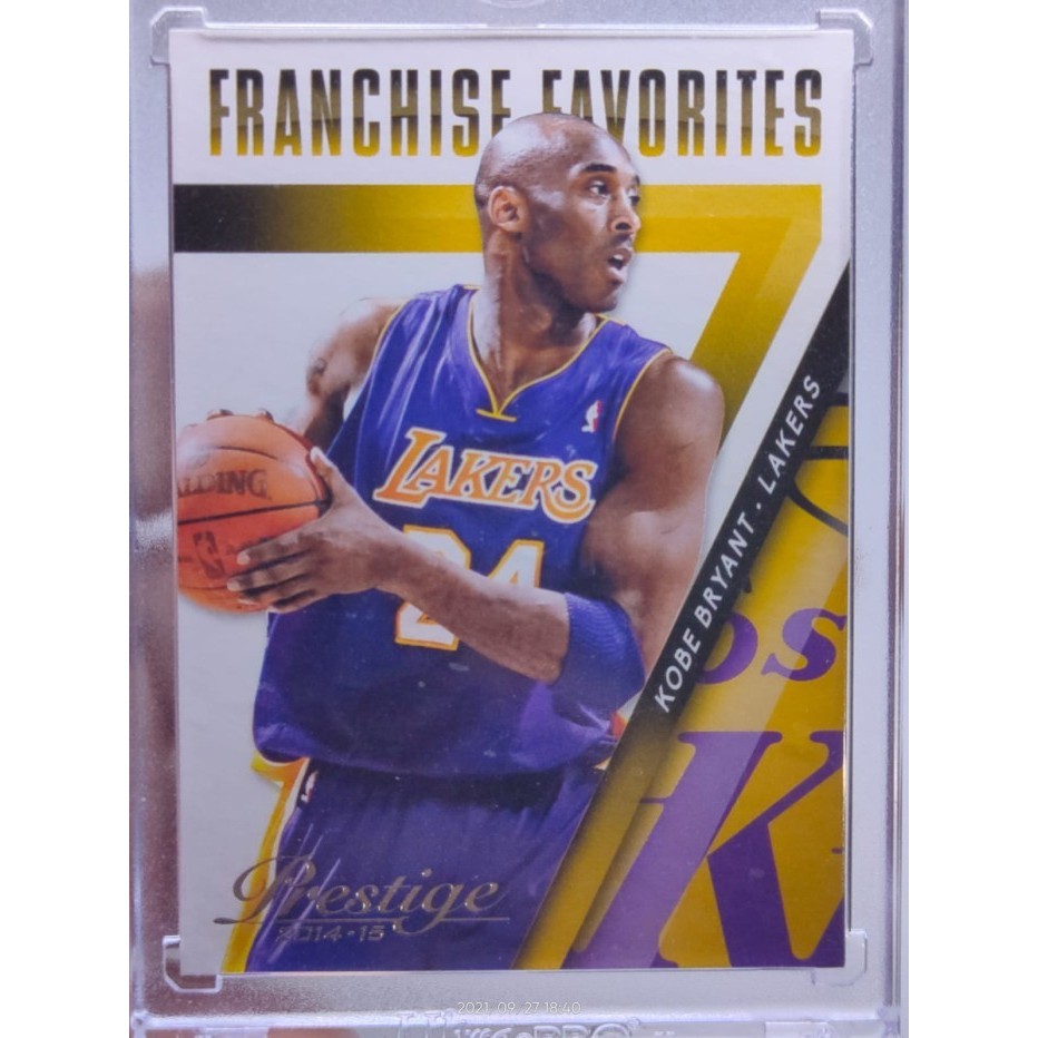 ORIGINAL kartu basket Franchise Favorites Kobe Bryant LAKERS -VERYRARE