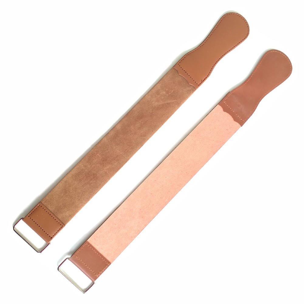 STROPPING LEATHER DOUBLE SIDE - KULIT STROPPING - LEATHER STROPE - ENIGMAZONE