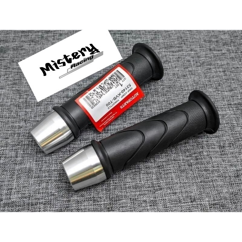 Handgrip Honda Original Sarung Gas HONDA + Jalu Chrome Handgrip Motor + Jalu Chrome Model PCX Handgr