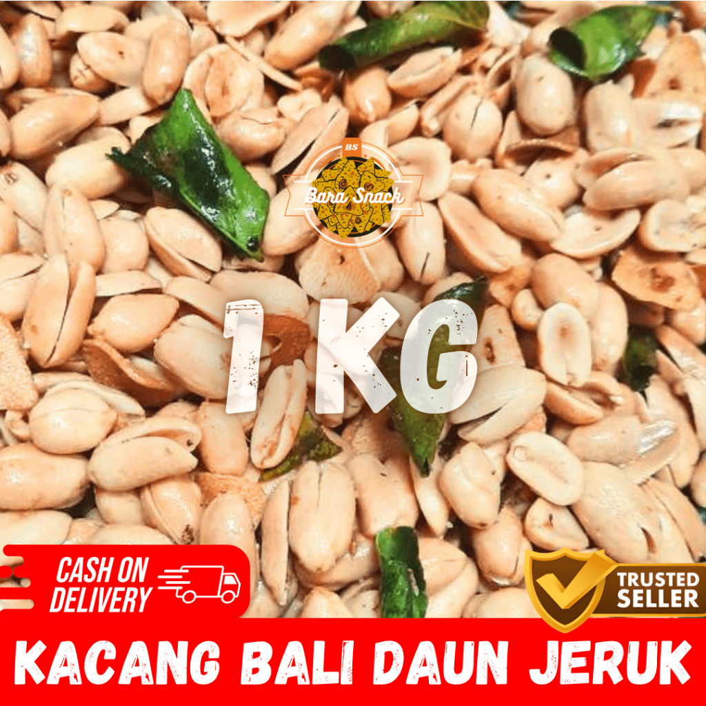 

[ 1KG ] Kacang Bali Premium Cap Topnutz / Kacang Bawang Gurih / Camilan Snack Kiloan Murah -B