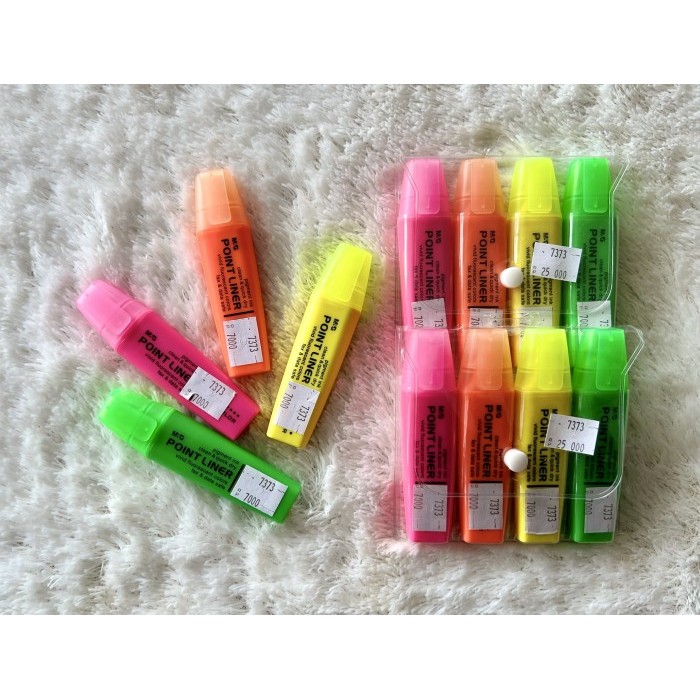 

STABILO/HIGHLIGHTER MERK M&G POINT LINER ISI 4 PCSD