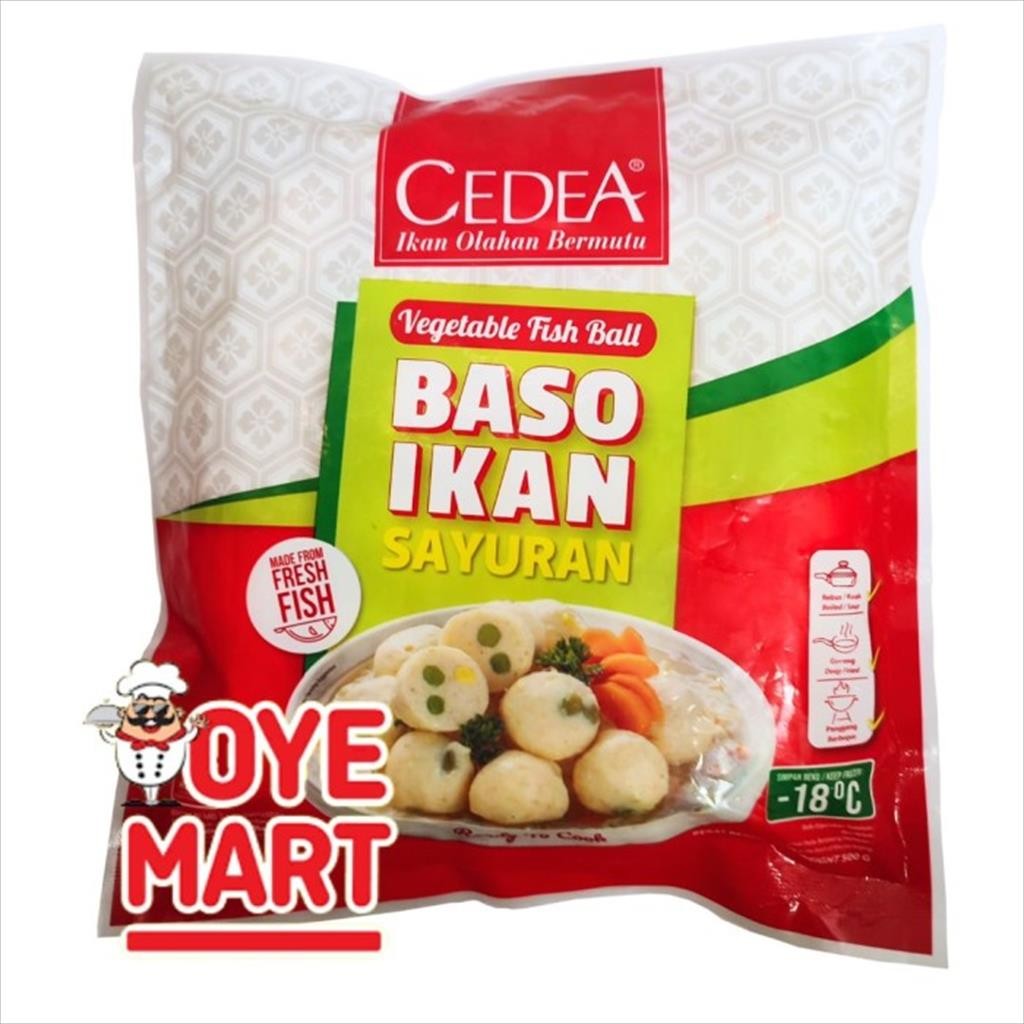 

CEDEA BASO IKAN SAYURAN 500GR/BAKSO IKAN SAYURAN