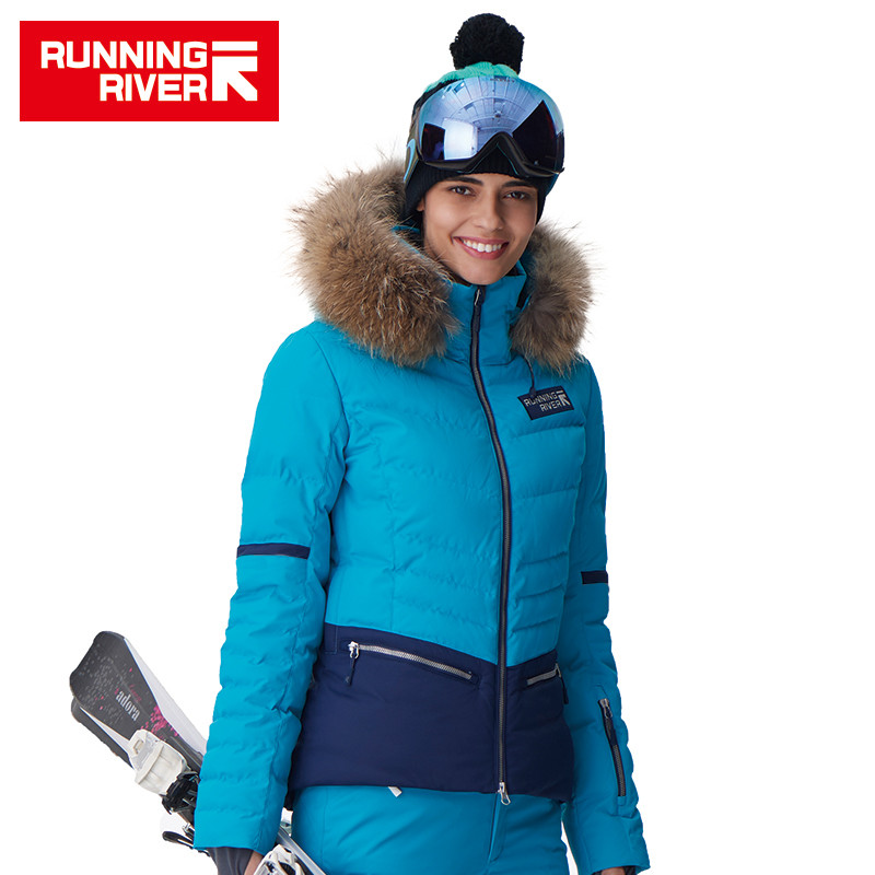 RUNNING RIVER Brand Women Ski Jacket 4 Colors Size S -2XL Waterproof Ski Snow Jacket Women Winter Ou