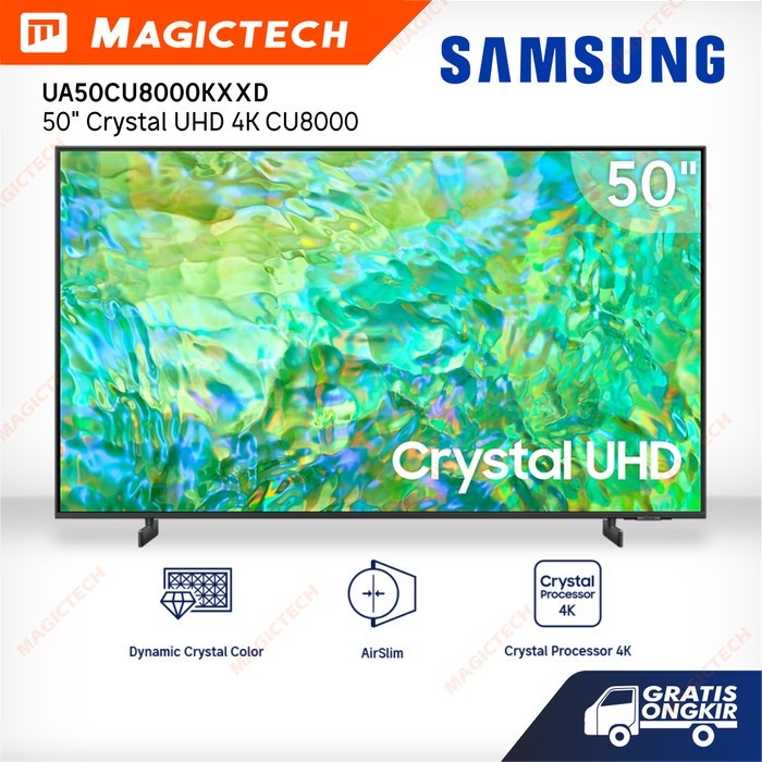 TV SAMSUNG 50 INCH 50" UA50CU8000 / 50CU8000 SMART TV 4K UHD - CU8000