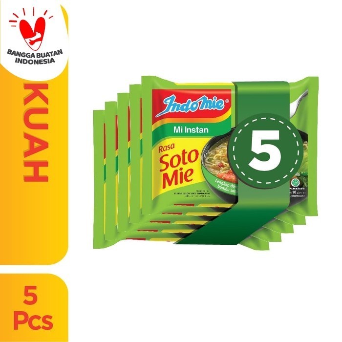 

INDOMIE SOTO / INDOMIE KUAH SOTO PAKET 5PCS