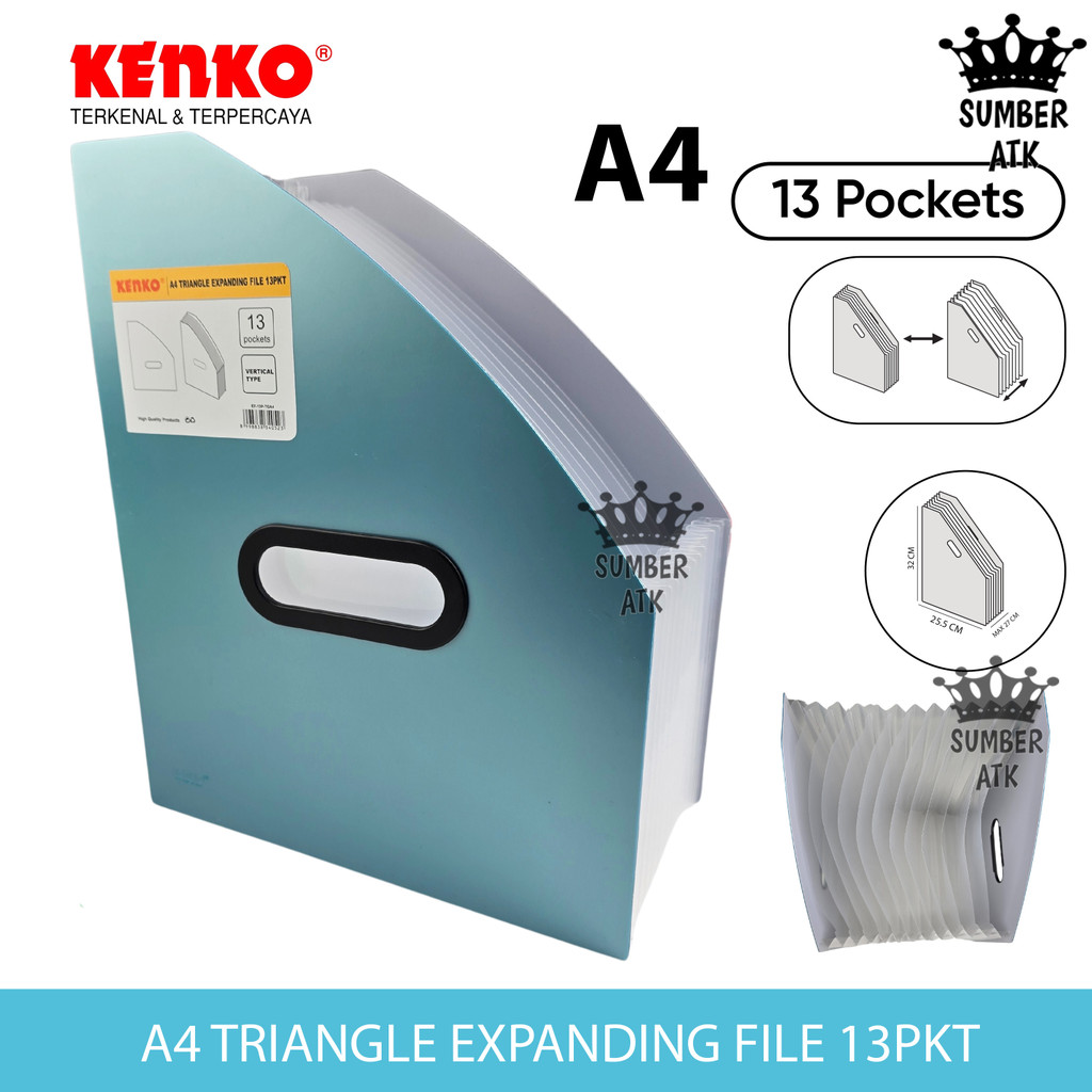 

KENKO EXPANDING FILE Map Organizer A4 13 POCKETS EF-13P-TGA4