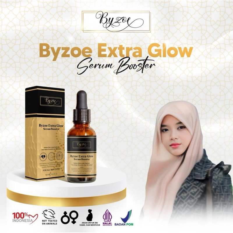 Byzoe Ekstra Glowing Serum Booster Serum Wajah Glowing