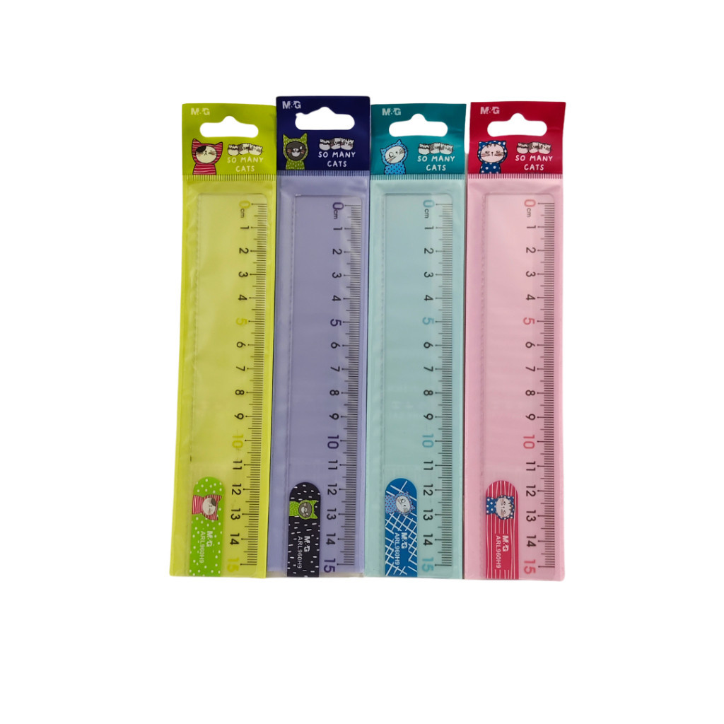 

Penggaris M&G So Many Cat 15cm 4 Warna Transparan #ARL960H9 Penggaris Matematika - SHAGB