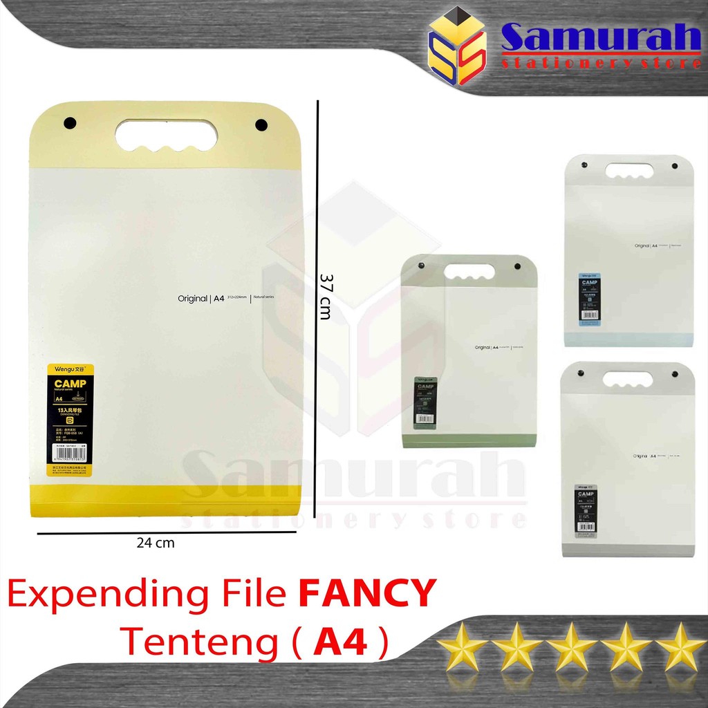 

Expanding File A4 Tenteng 13 Sekat / Map Dokumen Jinjing + Kancing 22 x 31 cm