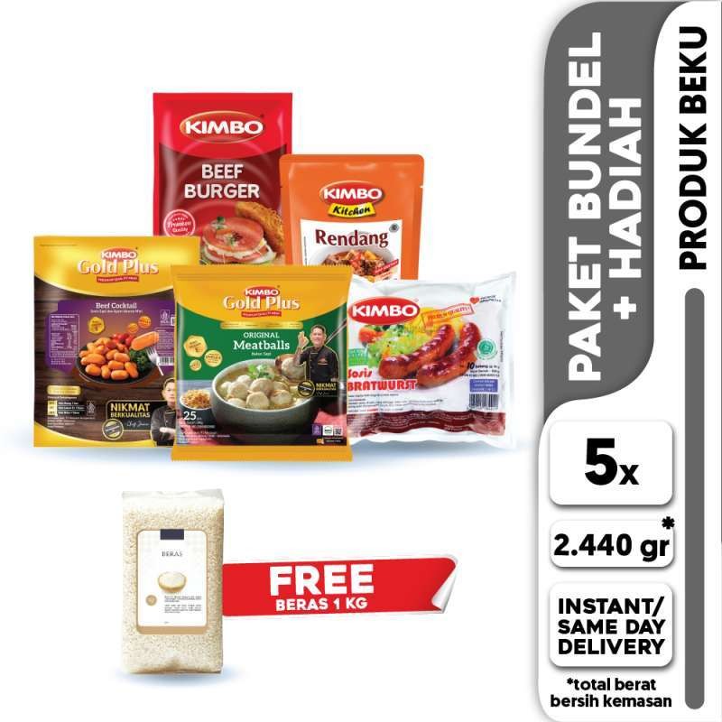 

Paket KIMBO Feast 1 + FREE Beras