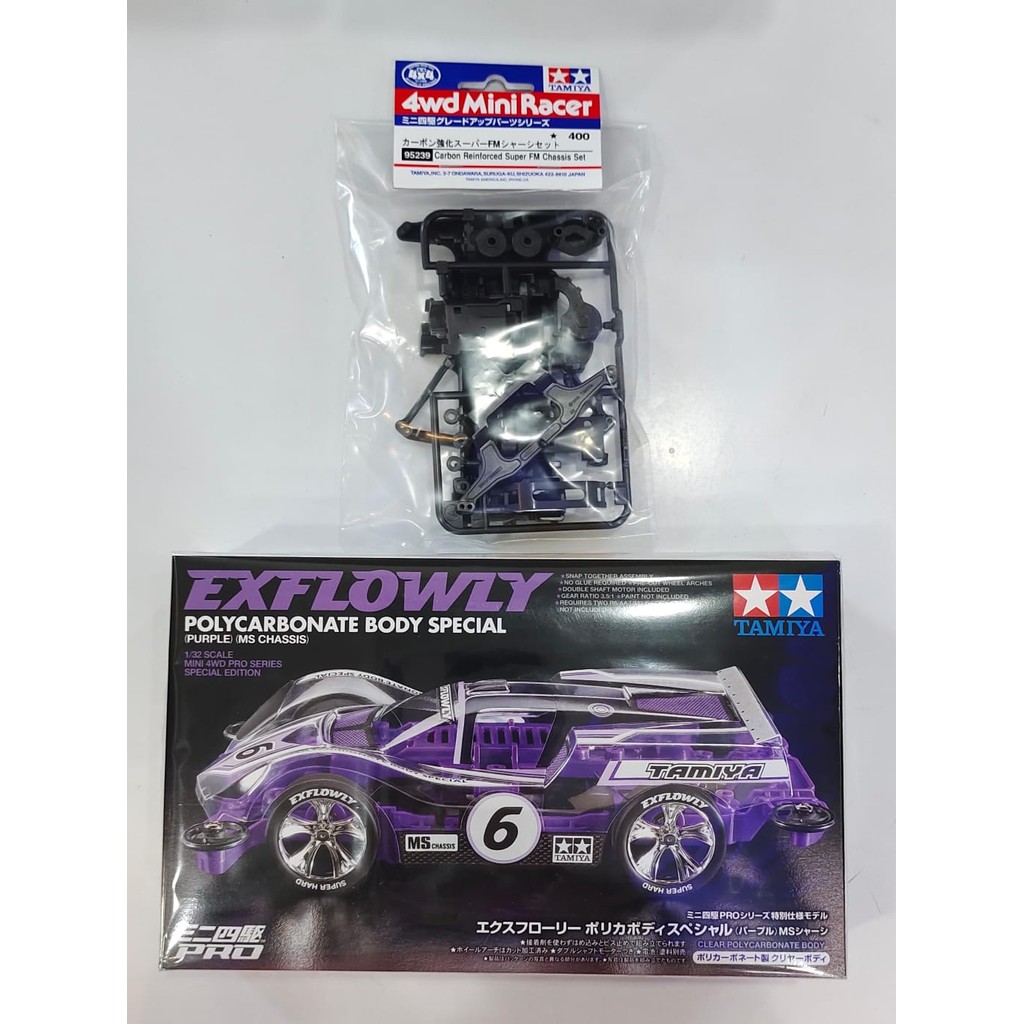 Tamiya 95239 Carbon SFM + Tamiya 95571 Exflowly Poly Body