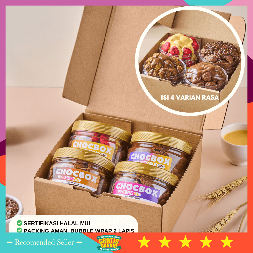 

Hampers Natal Keren Unik Lucu Murah kekinian / Hampers Kue Kering ChocBox - Paket Gift / Kado / Hadiah by BAKERSBELL