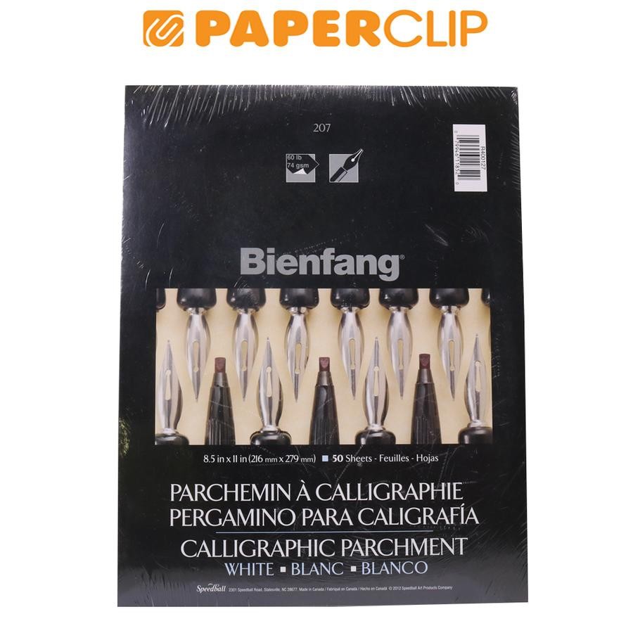

SKETCHBOOK / CALLIGRAPHIC PARCHMENT PAD BIENFANG R400127 8.5X11" 50S