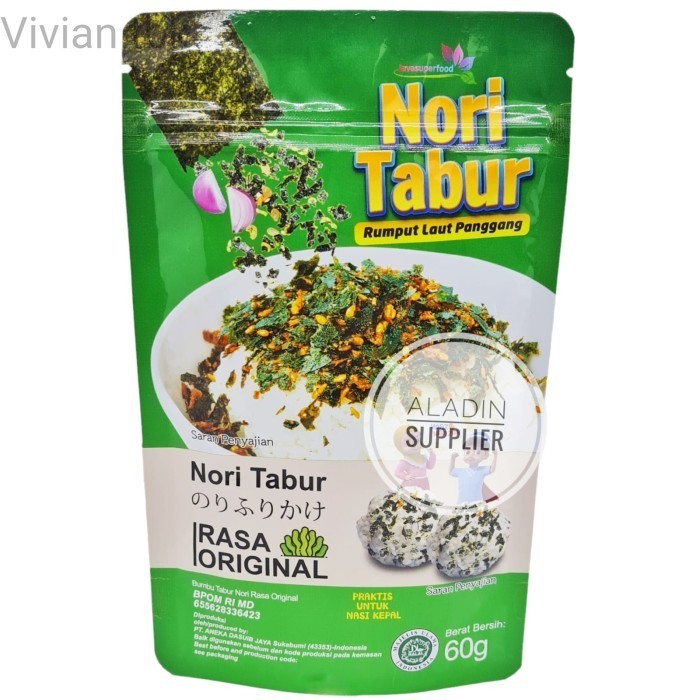 

vv Nori Tabur Rumput Laut Panggang Original 60gr