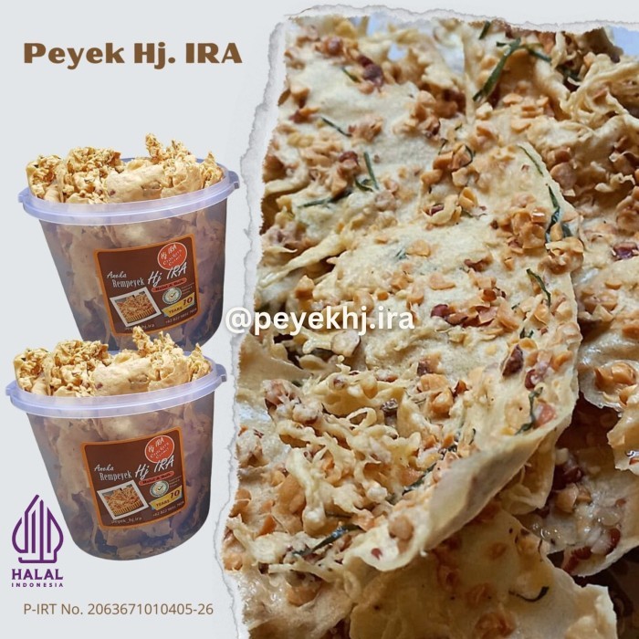 

BEST SELLER Peyek / Rempeyek Hj.IRA - kacang tanah