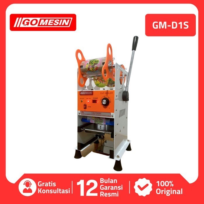 CUP SEALER ET-D8S GETRA MESIN PRESS GELAS PLASTIK MANUAL MURAH - GM-D1S PUTIH