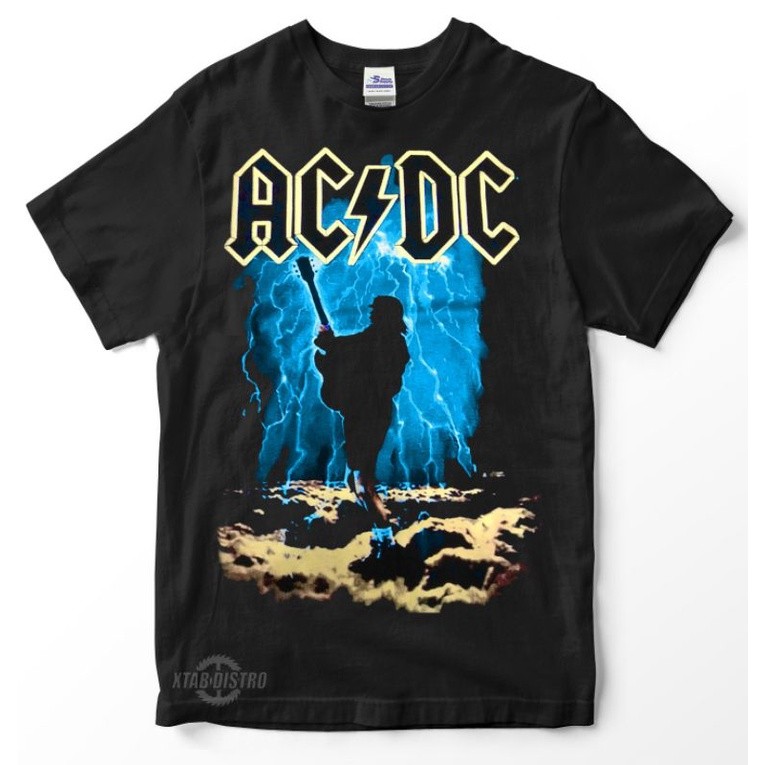 kaos ACDC 6 - LIGHTNING / Premium Tshirt acdc / kaos acdc / kaos band